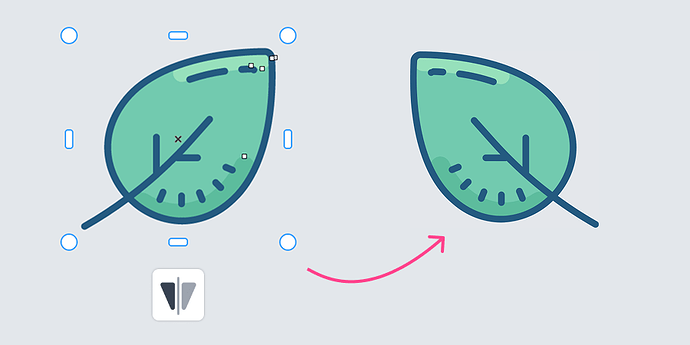 Use the mirror buttons in the <b>Properties</b> panel to flip an object.